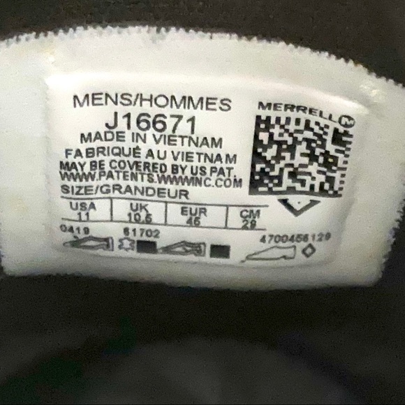 SOLD ⛔️ NIB Merrell Primer Mid LTR Lace Up Sneaker 11M - Picture 10 of 11